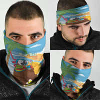Chilling Parrot Hawaii Summer Christmas Personalized Neck Gaiter It's 5 O'Clock Somewhere Beachy Vibes LT14 - Polynesian Pride