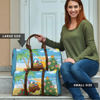 Chilling Parrot Hawaii Summer Christmas Personalized Travel Bag It's 5 O'Clock Somewhere Beachy Vibes LT14 - Polynesian Pride