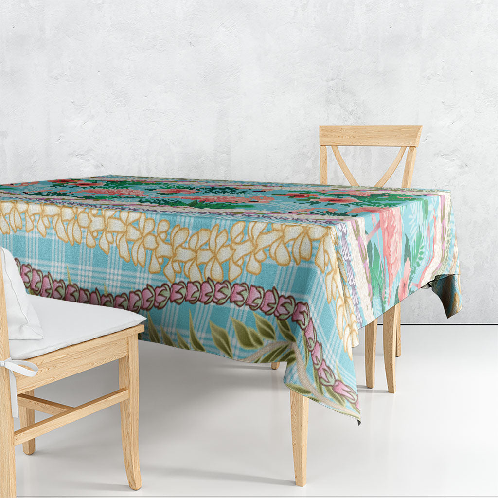 Flamingo Hawaii Summer Tablecloth Hawaiian Lei Pakala Motifs Tropical Style LT14 - Polynesian Pride