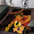 Papua New Guinea Independence Day Area Rug 49th Anniversary Papua Niu Gini Bird Of Paradise