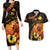 Papua New Guinea Independence Day Couples Matching Long Sleeve Bodycon Dress and Hawaiian Shirt 49th Anniversary Papua Niu Gini Bird Of Paradise