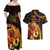 Papua New Guinea Independence Day Couples Matching Off Shoulder Maxi Dress and Hawaiian Shirt 49th Anniversary Papua Niu Gini Bird Of Paradise