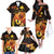 Papua New Guinea Independence Day Family Matching Off The Shoulder Long Sleeve Dress and Hawaiian Shirt 49th Anniversary Papua Niu Gini Bird Of Paradise