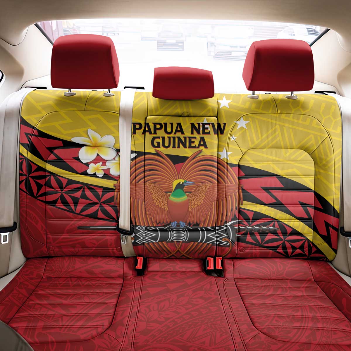 Papua New Guinea Independence Day Back Car Seat Cover Since 1975 Unity In Diversity LT14 - Polynesian Pride