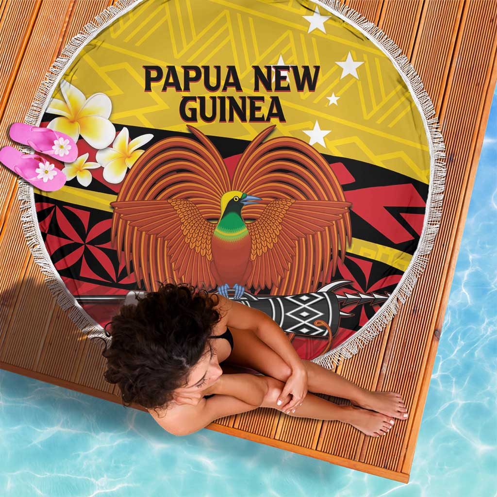Papua New Guinea Independence Day Beach Blanket Since 1975 Unity In Diversity LT14 - Polynesian Pride