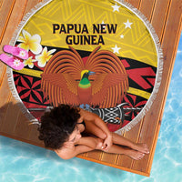 Papua New Guinea Independence Day Beach Blanket Since 1975 Unity In Diversity LT14 - Polynesian Pride