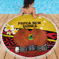 Papua New Guinea Independence Day Beach Blanket Since 1975 Unity In Diversity LT14 - Polynesian Pride