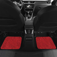 Papua New Guinea Independence Day Car Mats Since 1975 Unity In Diversity LT14 Set 2pcs - Back Red - Polynesian Pride