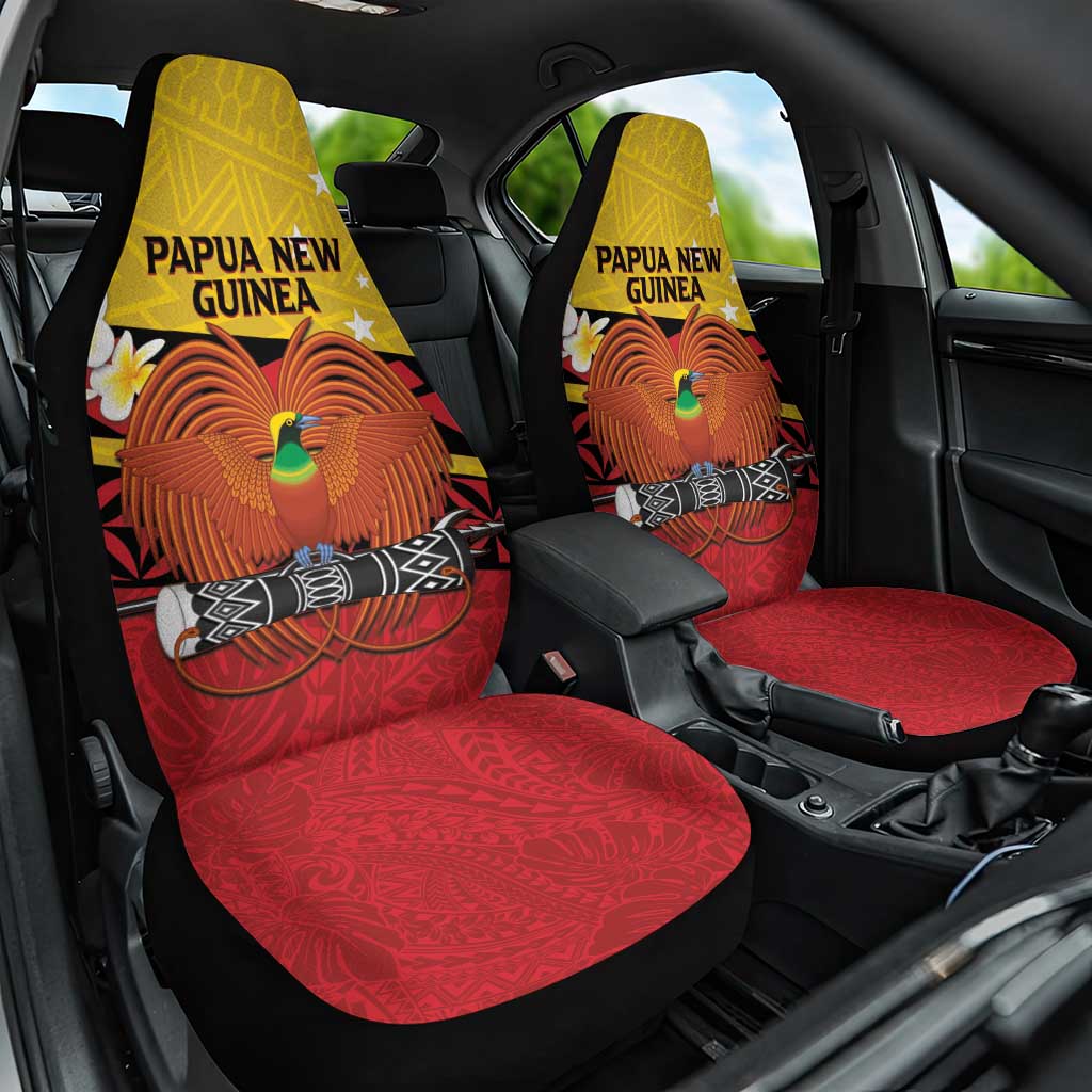Papua New Guinea Independence Day Car Seat Cover Since 1975 Unity In Diversity LT14 One Size Red - Polynesian Pride