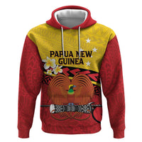 Papua New Guinea Independence Day Hoodie Since 1975 Unity In Diversity LT14 Pullover Hoodie Red - Polynesian Pride