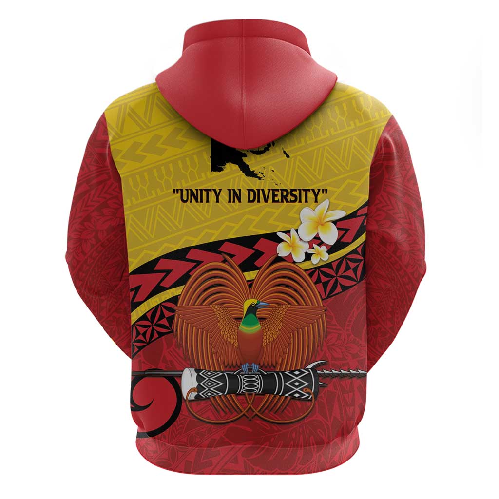 Papua New Guinea Independence Day Hoodie Since 1975 Unity In Diversity LT14 - Polynesian Pride