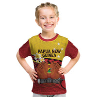 Papua New Guinea Independence Day Kid T Shirt Since 1975 Unity In Diversity LT14 Red - Polynesian Pride