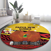 Papua New Guinea Independence Day Round Carpet Since 1975 Unity In Diversity LT14 - Polynesian Pride