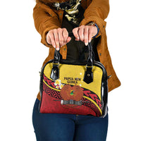 Papua New Guinea Independence Day Shoulder Handbag Since 1975 Unity In Diversity LT14 One Size Red - Polynesian Pride