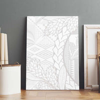 Samoa White Sunday Canvas Wall Art Lotu Tamaiti Siapo With Teuila LT14 - Polynesian Pride
