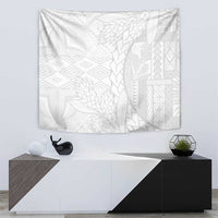 Samoa White Sunday Tapestry Lotu Tamaiti Siapo With Teuila LT14 - Polynesian Pride