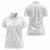 Samoa White Sunday Women Polo Shirt Lotu Tamaiti Siapo With Teuila