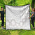 Tonga White Sunday Quilt Manuia le Aso Sa o Tamaiti Heilala With Ngatu Pattern