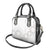 Tonga White Sunday Shoulder Handbag Manuia le Aso Sa o Tamaiti Heilala With Ngatu Pattern