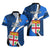 Custom Fiji Rugby Hawaiian Shirt World Cup 2023 Go Champions Fijian Tapa Blue Version LT14 - Polynesian Pride