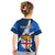 Custom Fiji Rugby Kid T Shirt World Cup 2023 Go Champions Fijian Tapa Blue Version LT14 - Polynesian Pride