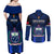 Samoa Rugby Couples Matching Off Shoulder Maxi Dress and Long Sleeve Button Shirts World Cup 2023 Go Champions Manu Samoa LT14 - Polynesian Pride