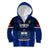 Samoa Rugby Kid Hoodie World Cup 2023 Go Champions Manu Samoa LT14 Zip Hoodie Blue - Polynesian Pride