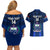 Custom Samoa Rugby Couples Matching Off Shoulder Short Dress and Hawaiian Shirt World Cup 2023 Go Champions Manu Samoa LT14 - Polynesian Pride