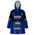 Custom Samoa Rugby Wearable Blanket Hoodie World Cup 2023 Go Champions Manu Samoa LT14 One Size Blue - Polynesian Pride