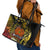 Papua New Guinea 49th Independence Anniversary Leather Tote Bag Independen Stet bilong Papua Niu Gini