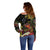 Papua New Guinea 49th Independence Anniversary Off Shoulder Sweater Independen Stet bilong Papua Niu Gini