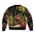 Papua New Guinea 49th Independence Anniversary Sleeve Zip Bomber Jacket Independen Stet bilong Papua Niu Gini