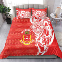 Personalised Kolisi Tonga Bedding Set Mate Maa Tonga Ngatu Pattern LT14 - Polynesian Pride