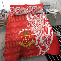 Personalised Kolisi Tonga Bedding Set Mate Maa Tonga Ngatu Pattern LT14 - Polynesian Pride