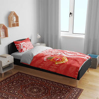 Personalised Kolisi Tonga Bedding Set Mate Maa Tonga Ngatu Pattern LT14 - Polynesian Pride