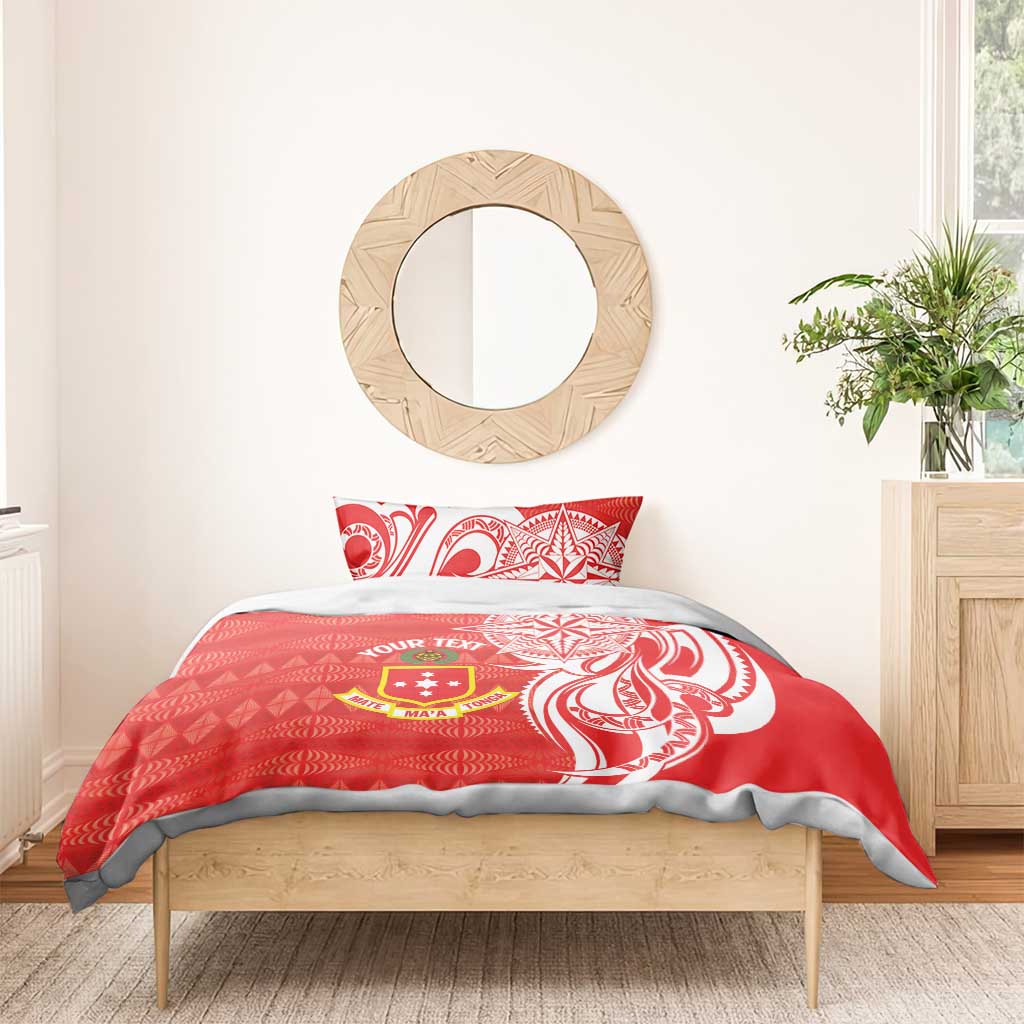 Personalised Kolisi Tonga Bedding Set Mate Maa Tonga Ngatu Pattern LT14 - Polynesian Pride