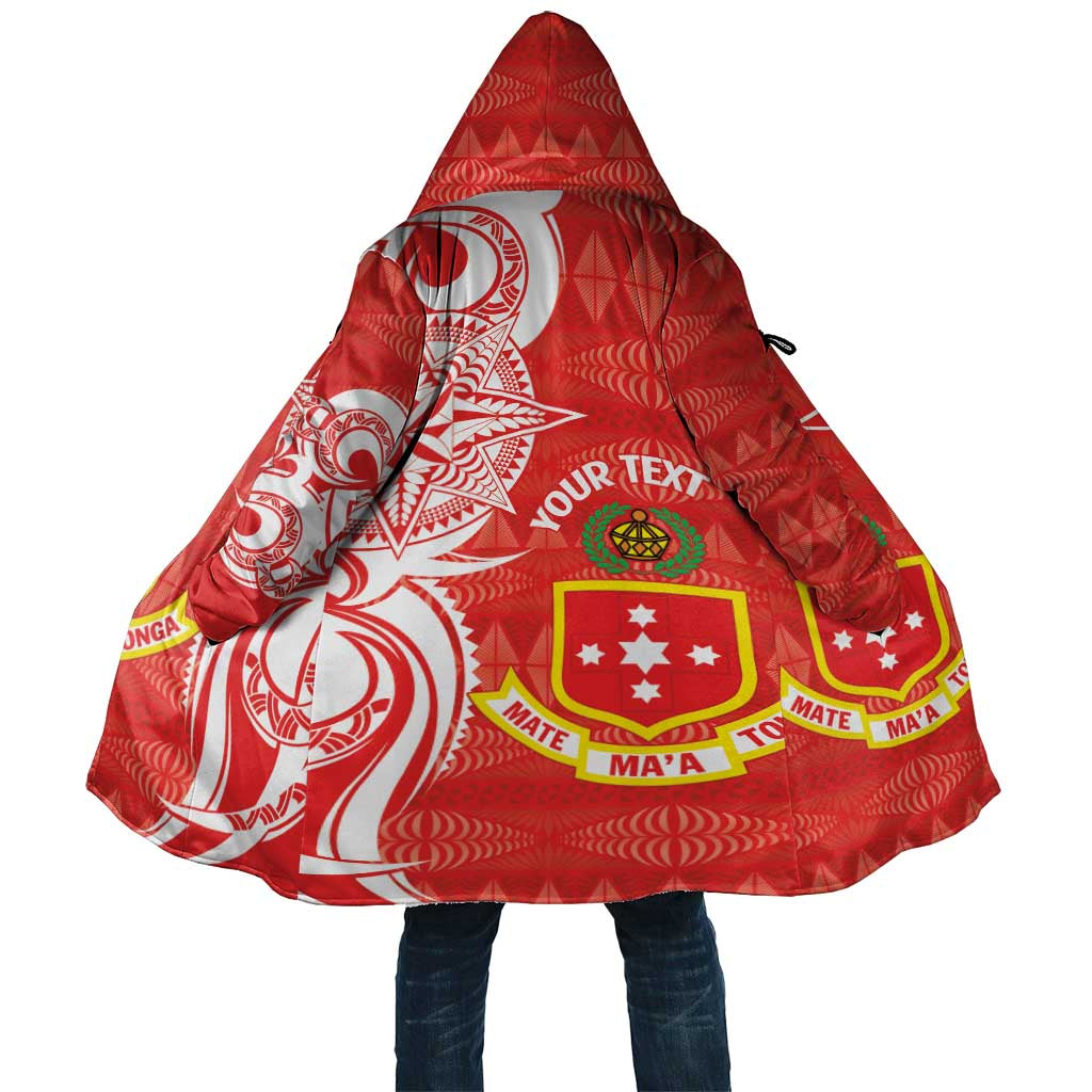 Personalised Kolisi Tonga Cloak Mate Maa Tonga Ngatu Pattern LT14 Unisex Red - Polynesian Pride