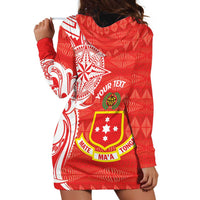 Personalised Kolisi Tonga Hoodie Dress Mate Maa Tonga Ngatu Pattern LT14 - Polynesian Pride