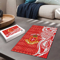 Personalised Kolisi Tonga Puzzle Mate Maa Tonga Ngatu Pattern LT14 - Polynesian Pride
