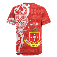 Personalised Kolisi Tonga Rugby Jersey Mate Maa Tonga Ngatu Pattern LT14 - Polynesian Pride