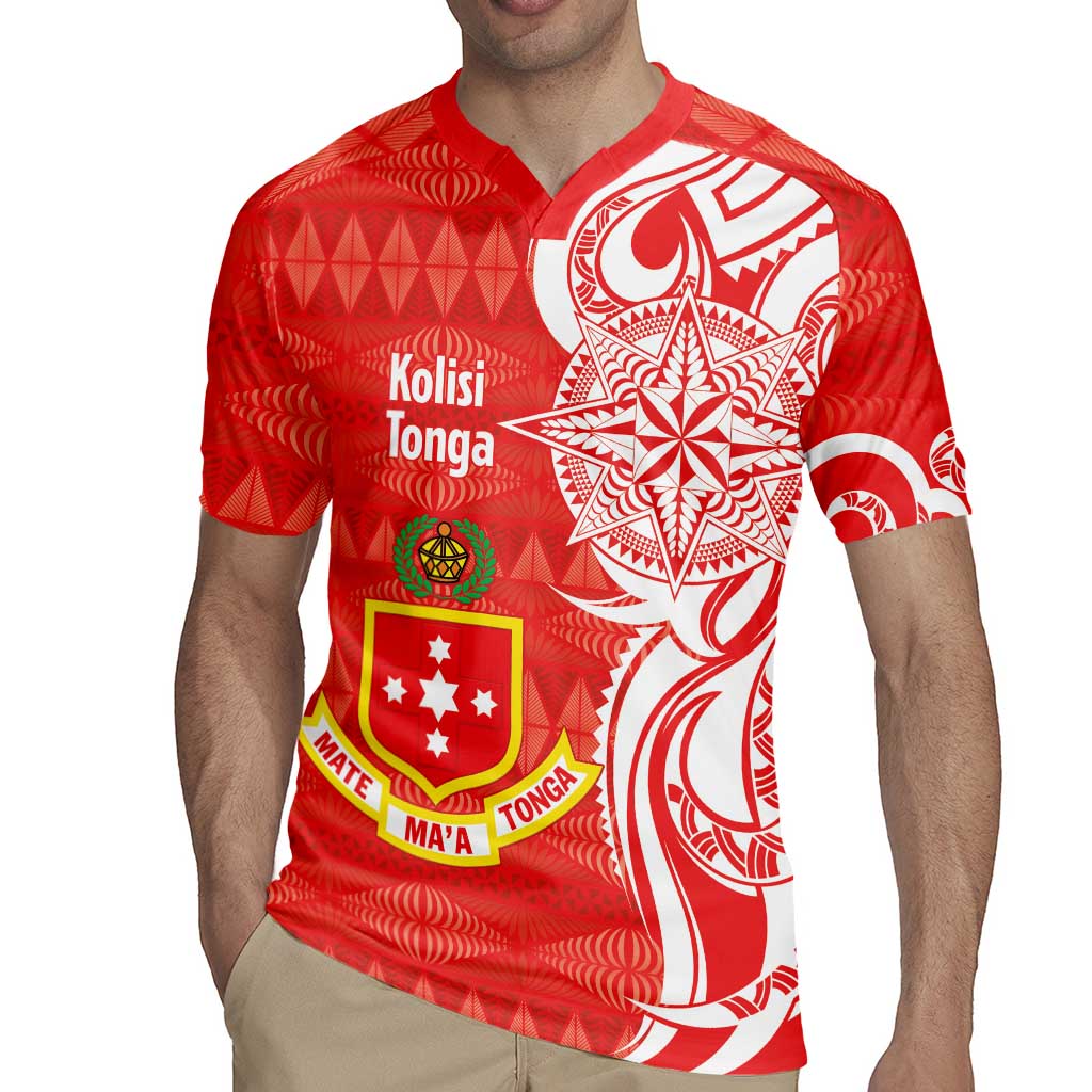 Personalised Kolisi Tonga Rugby Jersey Mate Maa Tonga Ngatu Pattern LT14 - Polynesian Pride