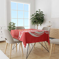 Personalised Kolisi Tonga Tablecloth Mate Maa Tonga Ngatu Pattern LT14 - Polynesian Pride