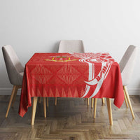 Personalised Kolisi Tonga Tablecloth Mate Maa Tonga Ngatu Pattern LT14 - Polynesian Pride