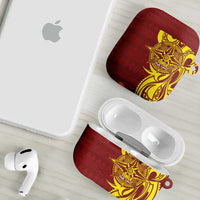 Personalised Tonga High School AirPods Case THS Tongan Ngatu Pattern LT14 - Polynesian Pride
