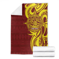 Personalised Tonga High School Blanket THS Tongan Ngatu Pattern LT14 - Polynesian Pride