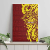 Personalised Tonga High School Canvas Wall Art THS Tongan Ngatu Pattern LT14 - Polynesian Pride