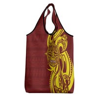 Personalised Tonga High School Grocery Bag THS Tongan Ngatu Pattern LT14 - Polynesian Pride