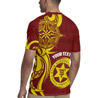 Personalised Tonga High School Rugby Jersey THS Tongan Ngatu Pattern LT14 - Polynesian Pride