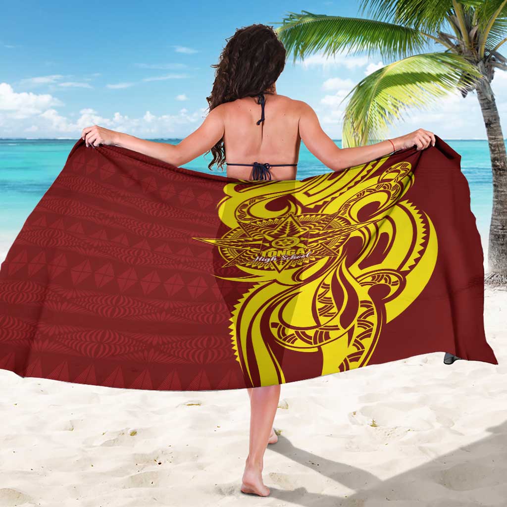 Personalised Tonga High School Sarong THS Tongan Ngatu Pattern LT14 - Polynesian Pride