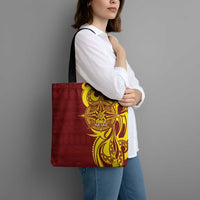 Personalised Tonga High School Tote Bag THS Tongan Ngatu Pattern LT14 - Polynesian Pride